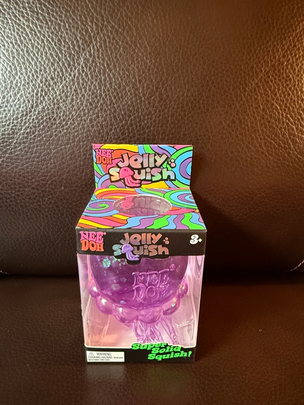 Needoh Purple Jelly Squish NeeDoh Super Solid Squish - Picture 2 of 5
